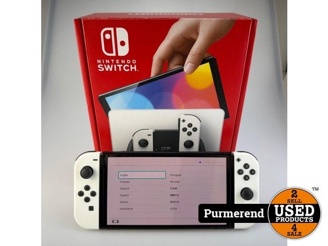 Nintendo Switch OLED Wit | Compleet | Zeer net, Nintendo, Zo goed als nieuw, Support@nintendo.com, 11-1 Hokotate-cho, Kamitoba, Minami-ku
Kyoto 601-8501
Japan