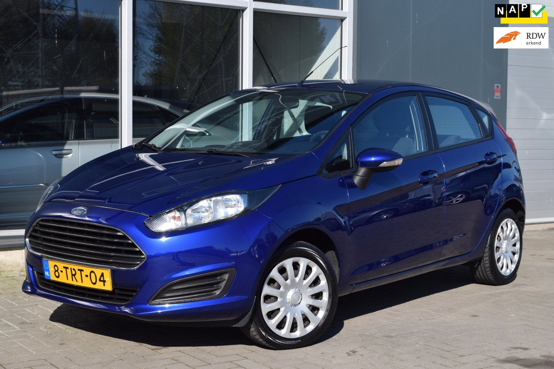 Ford Fiesta 1.0 Style | Airco | Navi | NAP + APK 6-2027, Euro 5, Stof, Zwart, 525 kg