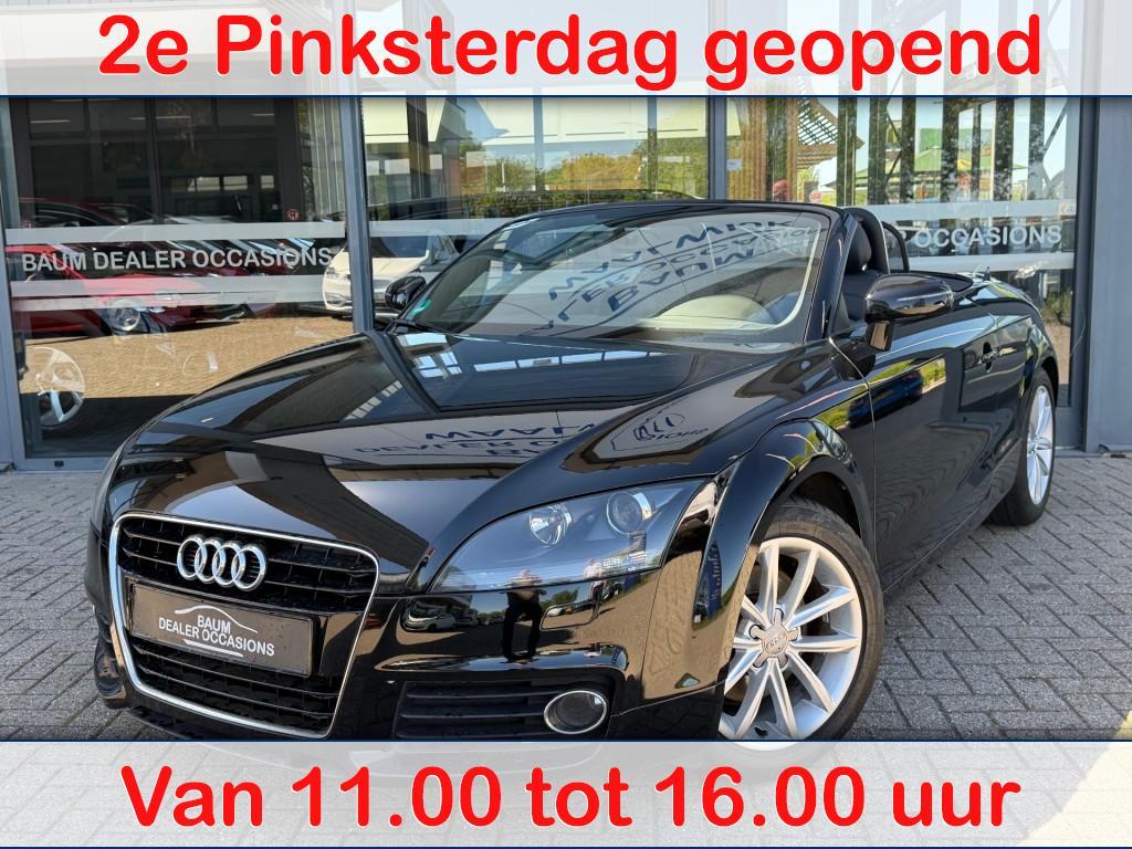 Audi TT 1.8 TFSI CABRIO PRO LINE AIRCO LMV LEDER PDC STOELVW, Gebruikt, 4 cilinders, Cabriolet, Zwart