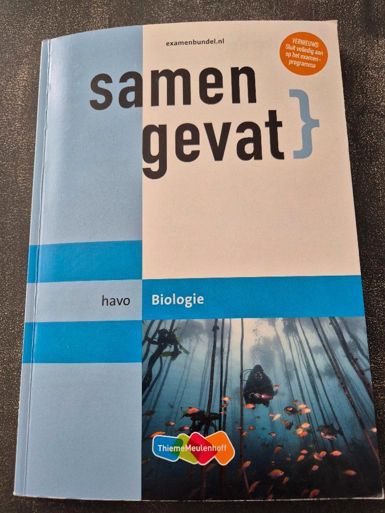 Samengevat Havo Biologie - Examenbundel ZGAN, Ophalen of Verzenden, Zo goed als nieuw, HAVO, Biologie