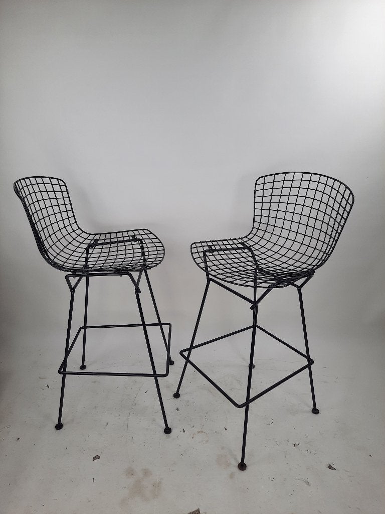 Twee barkrukken van Harry Bertoia voor Knoll, Ophalen, Gebruikt, Mail, Post