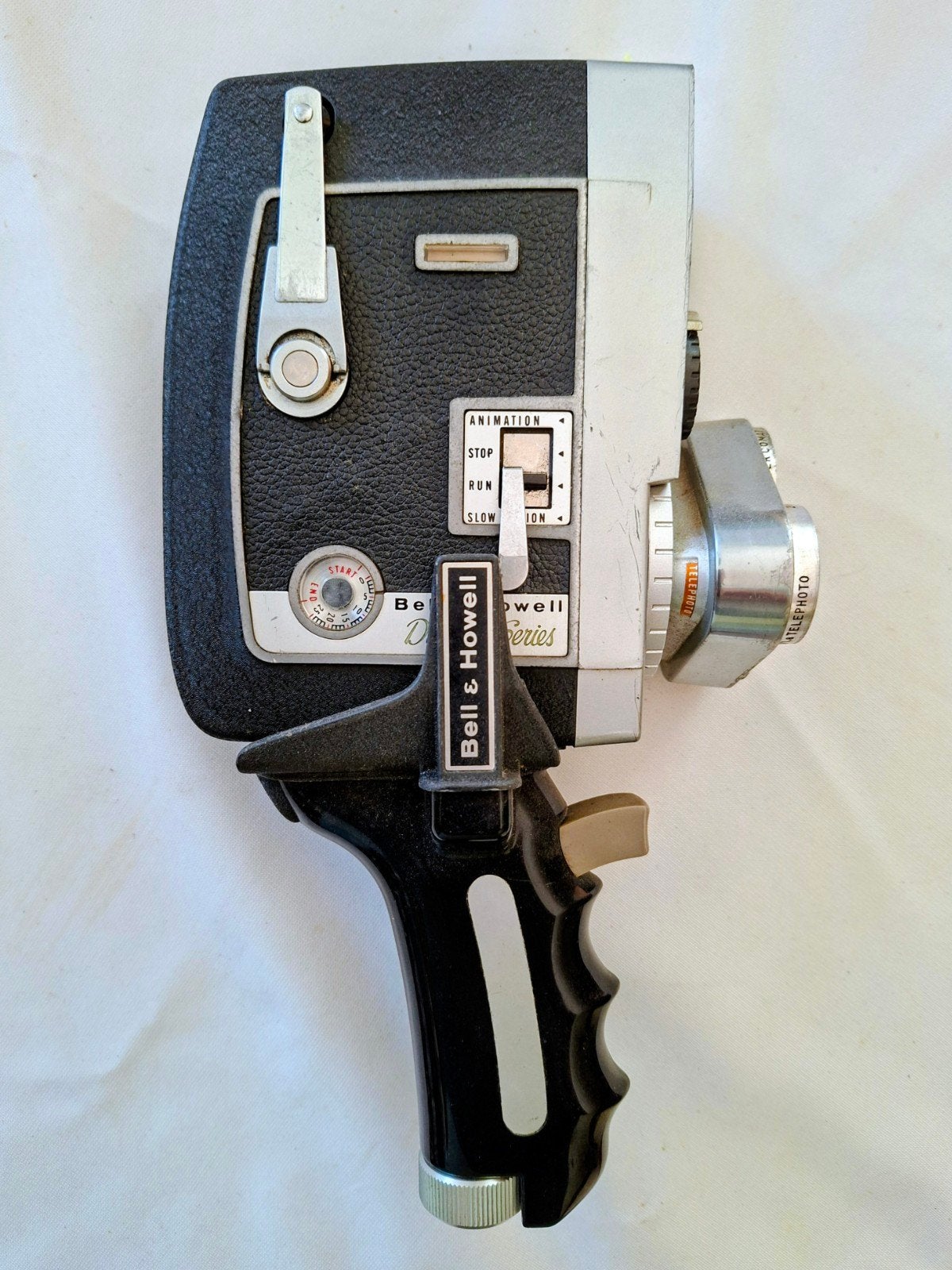 Te koop: Bell  &  Howell 8mm filmcamera  turret, Audio, Tv en Foto, Filmrollen, Ophalen of Verzenden, 8mm film