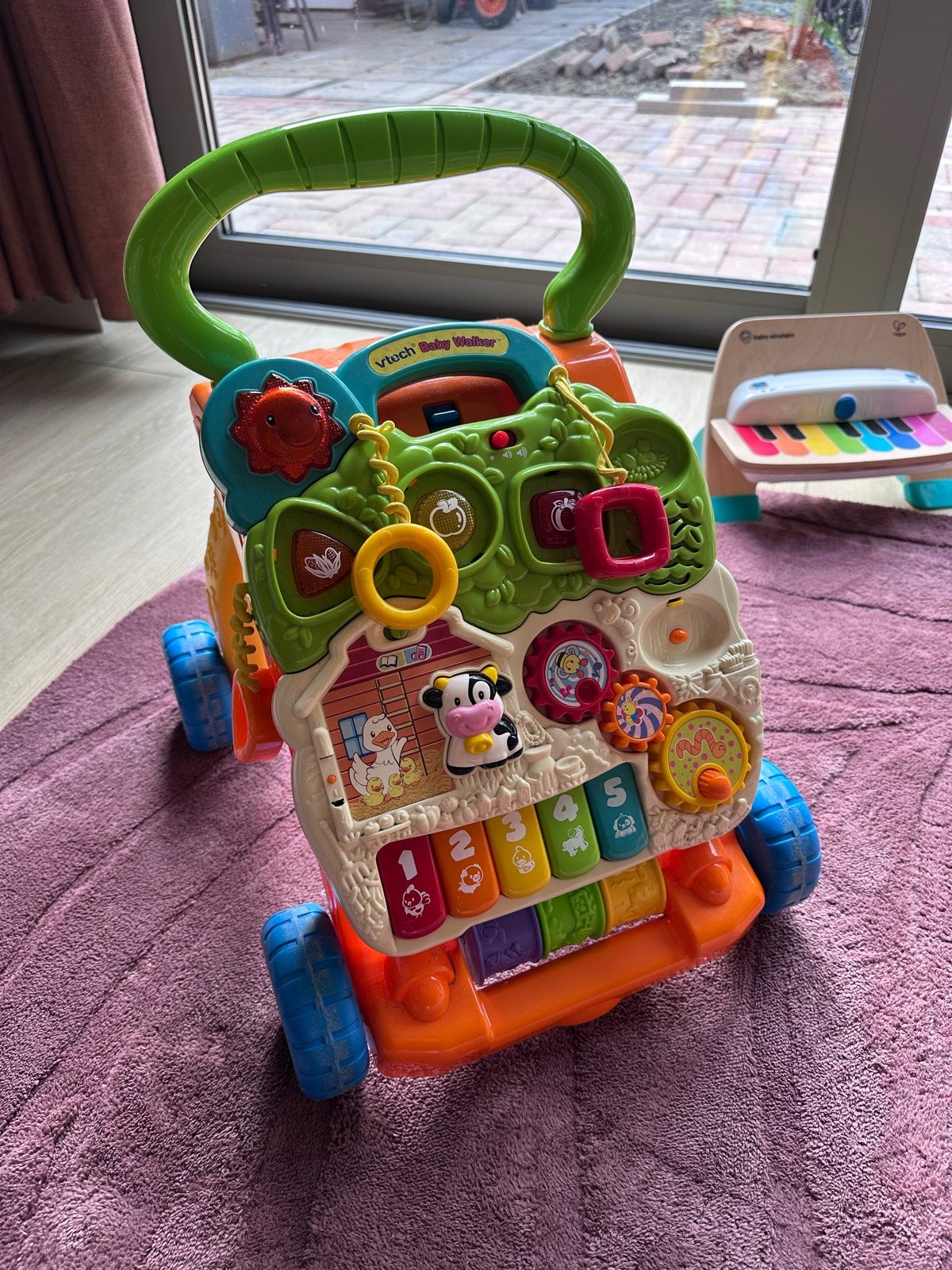 VTech Baby Walker - Interactieve Loopwagen, Ophalen, Zo goed als nieuw, Auto, Met licht