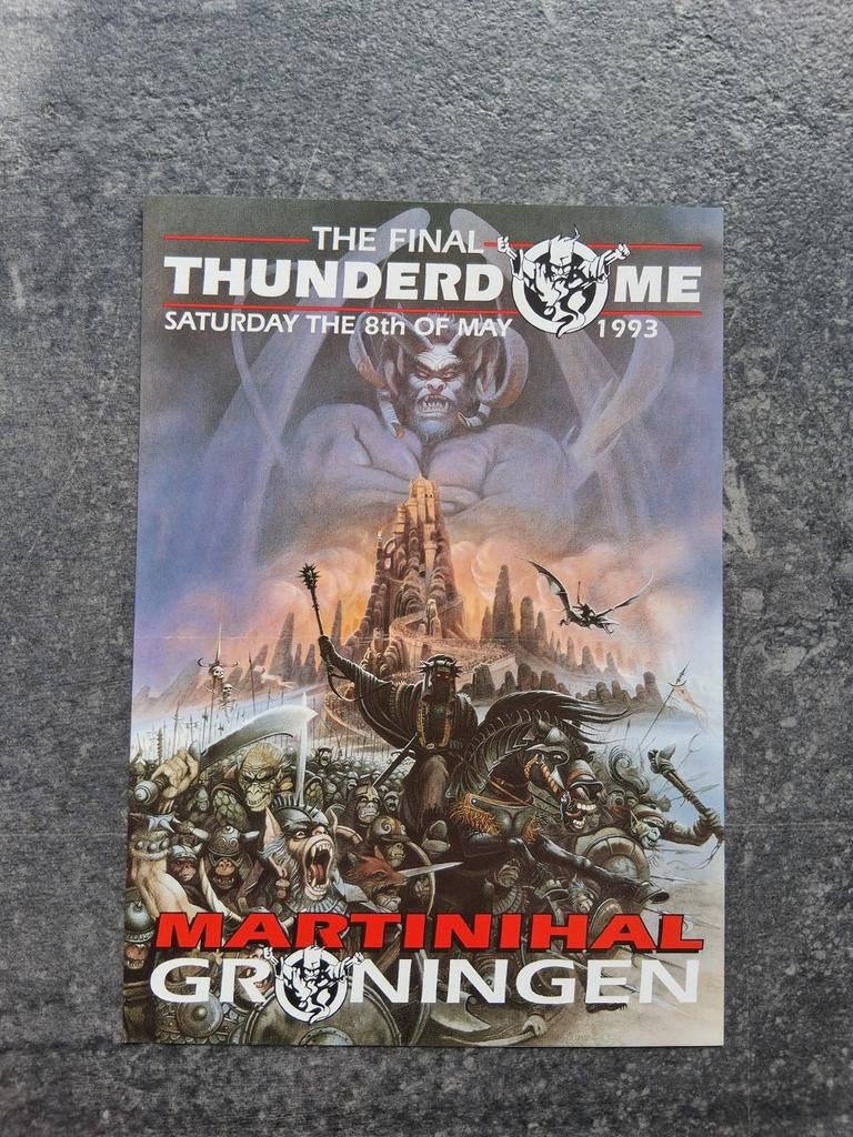 Thunderdome & Nightmare in Rotterdam flyers (top conditie), Verzamelen, Posters, Ophalen of Verzenden
