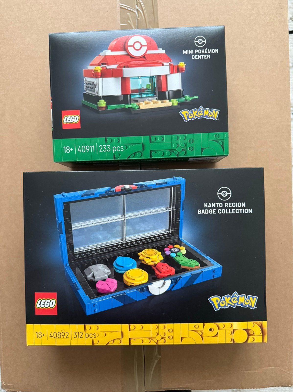 Lego Kanto bages 40892 + Pokemon center 40911, Ophalen, Zo goed als nieuw