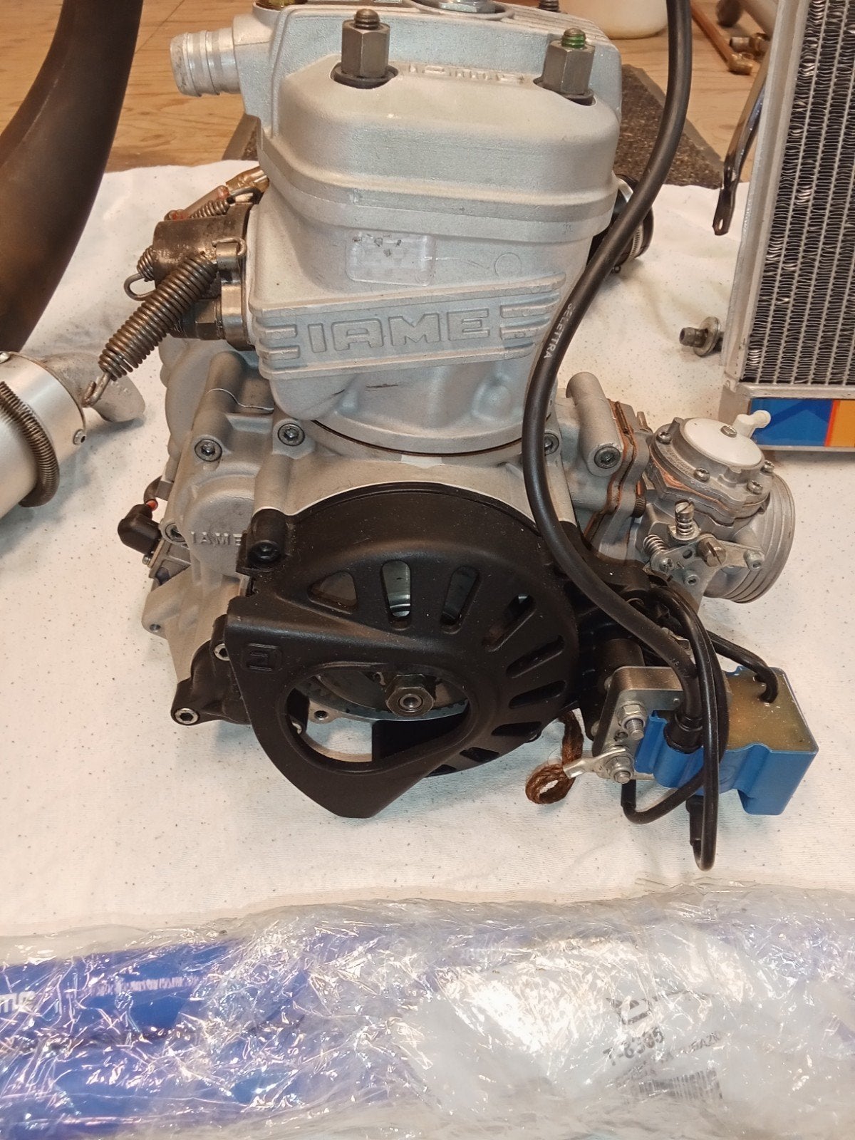 IAME X30, Ophalen