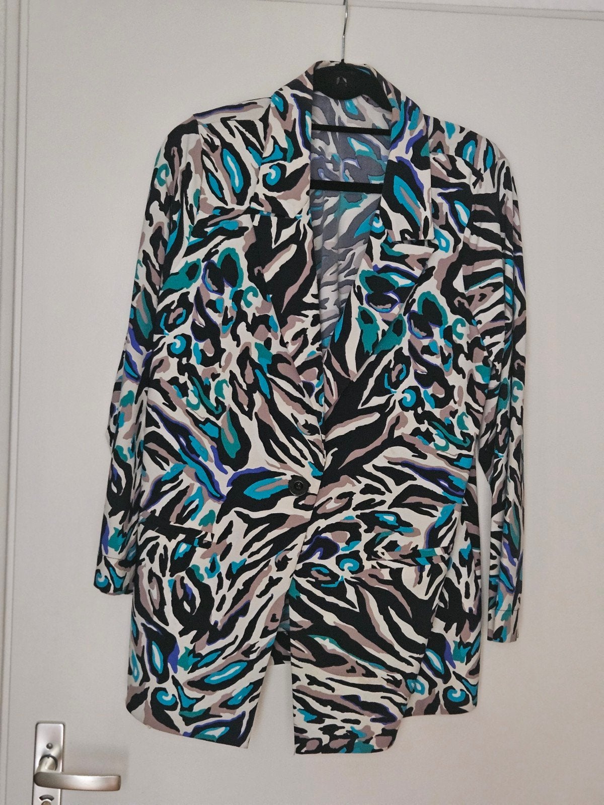 Studio Anneloes Blazer XXL - Kleurrijke Print, Studio Anneloes, Blauw, Maat 46/48 (XL) of groter, Ophalen of Verzenden