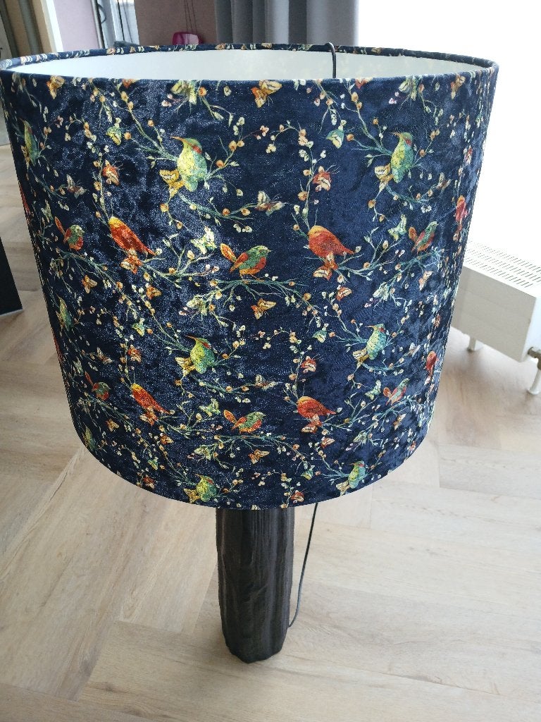 Lamp met vogels, Ophalen, Zo goed als nieuw, Zwart