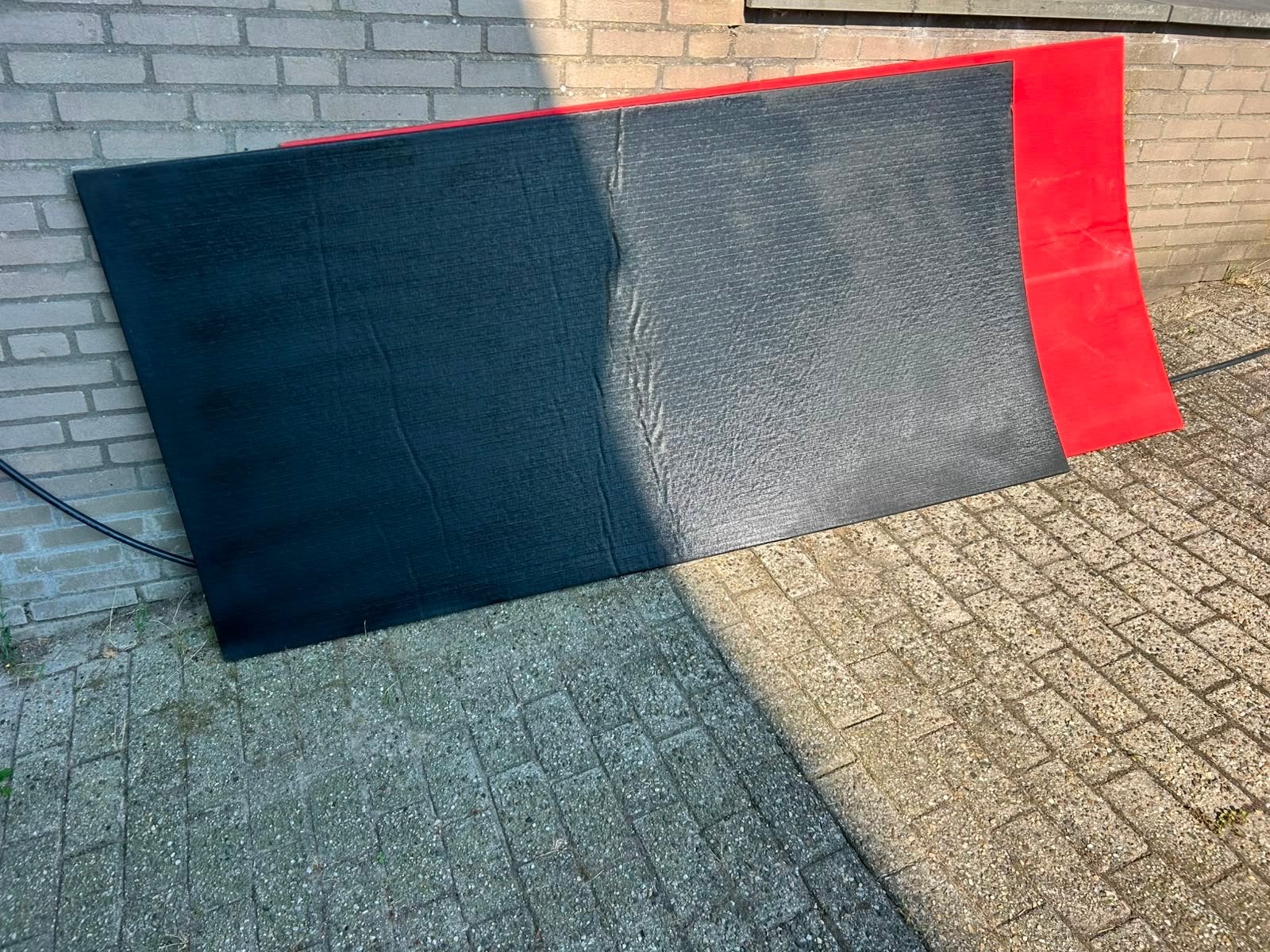 4 Grote fitnessmatten vloerbeschermer, Sport en Fitness, Ophalen, Gebruikt, Fitnessmat
