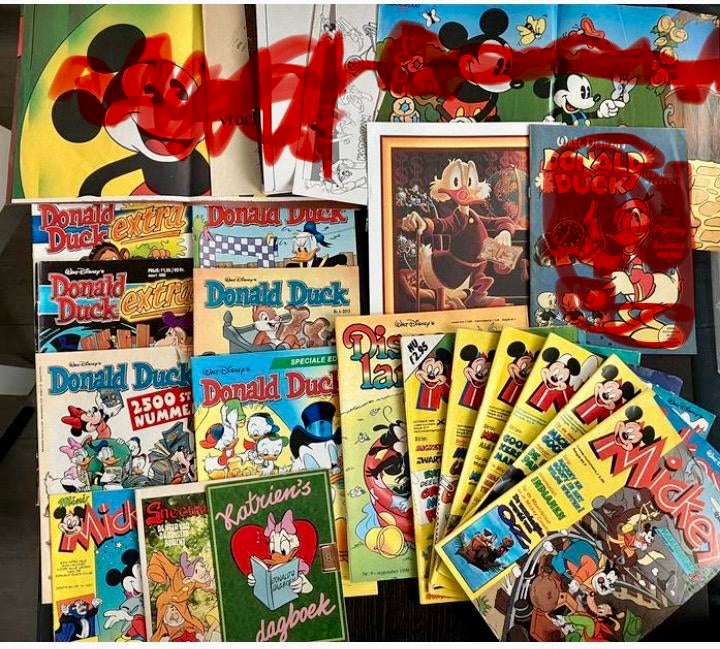 Disney Mickey Donald Duck div artikelen, Boeken, Verzenden, Walt Disney, Europa, Zo goed als nieuw