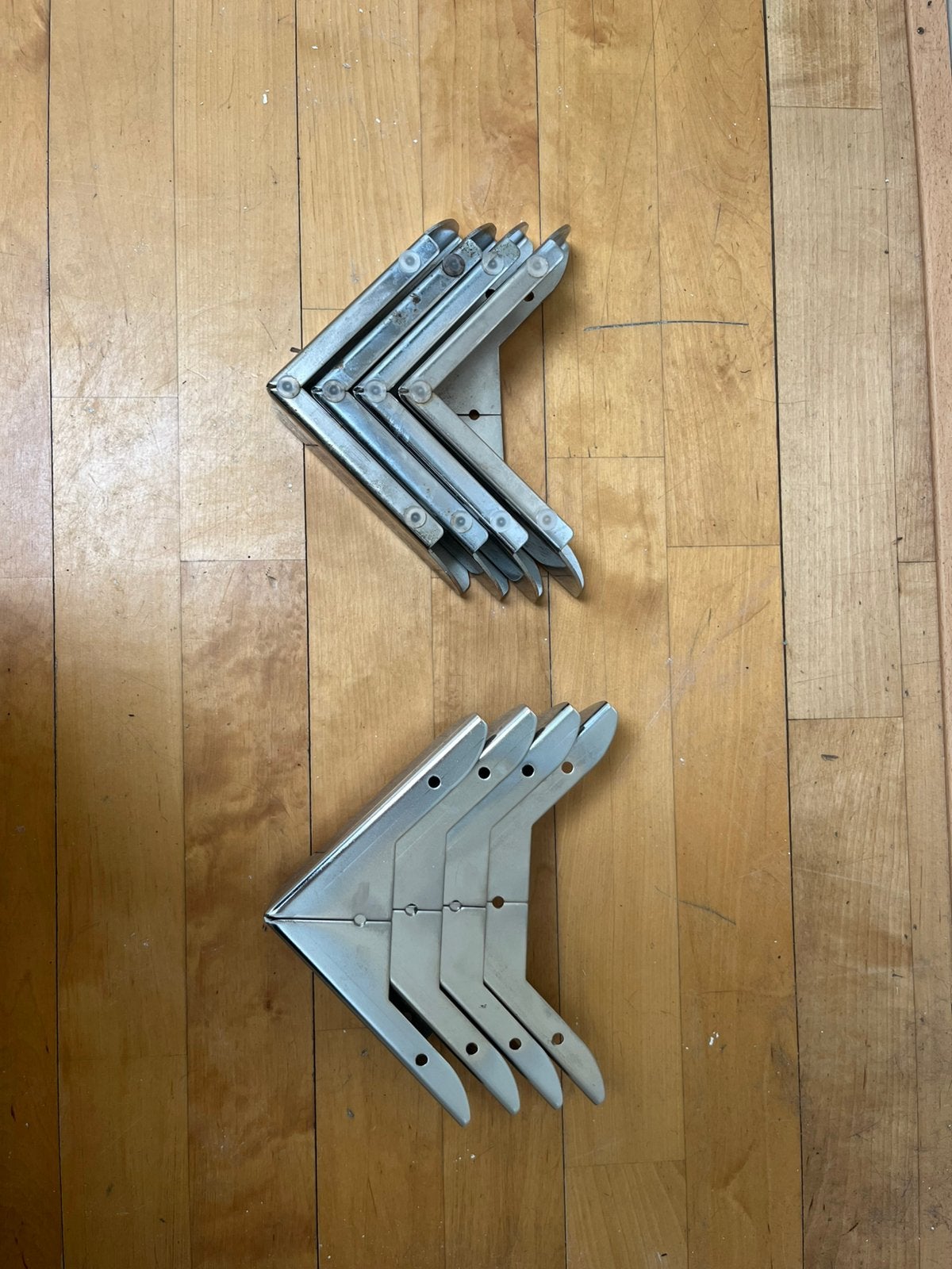 Metalen bedpoten boxspring, Ophalen, Overige typen, Zo goed als nieuw, Minder dan 50 mm