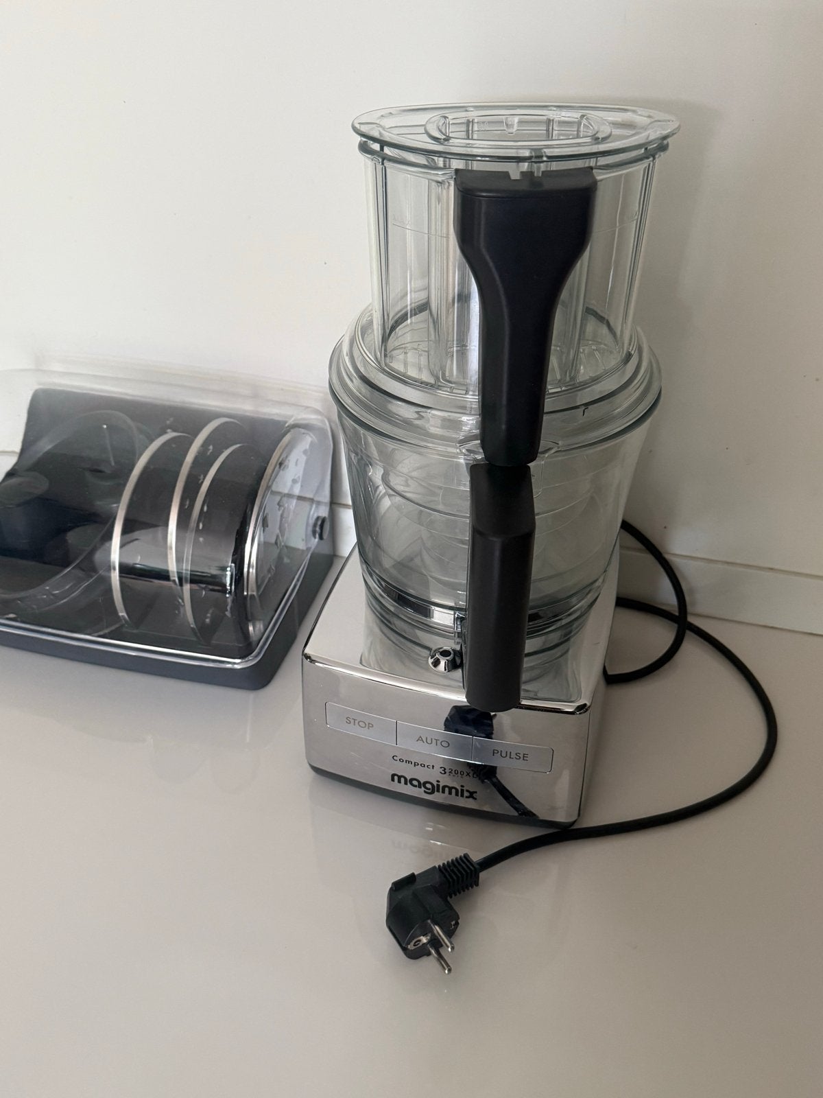 Magimix Compact 3200XL Foodprocessor met accessoires, Witgoed en Apparatuur, 2 tot 3 liter, Ophalen of Verzenden, Gebruikt