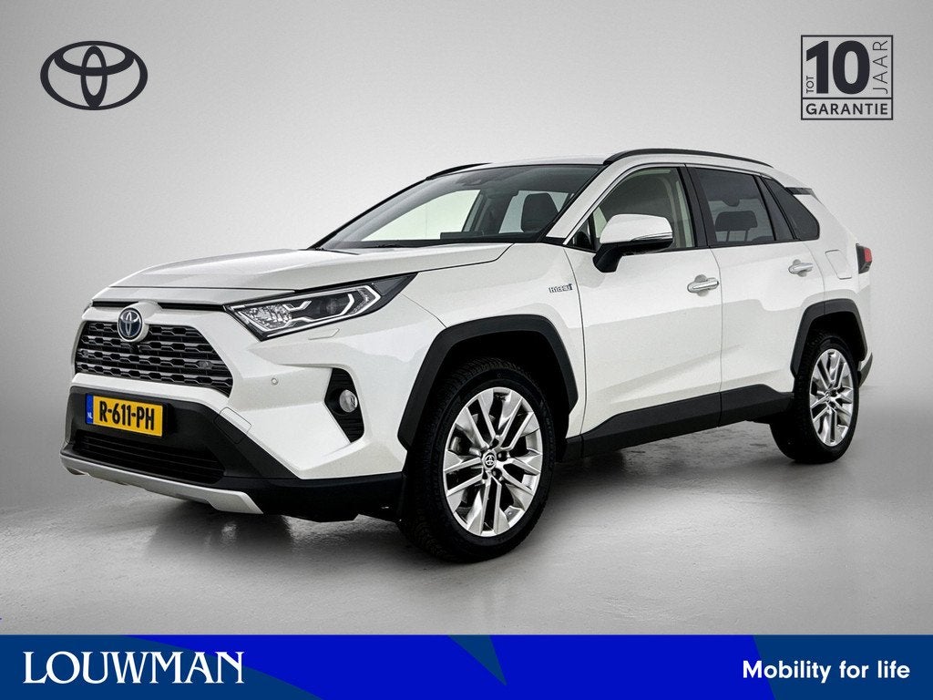 Toyota RAV4 2.5 Hybrid AWD Style Trekhaak | 1650 kg trekgewi, Auto's, Toyota, Automaat, 12 maanden, Stof, Gebruikt