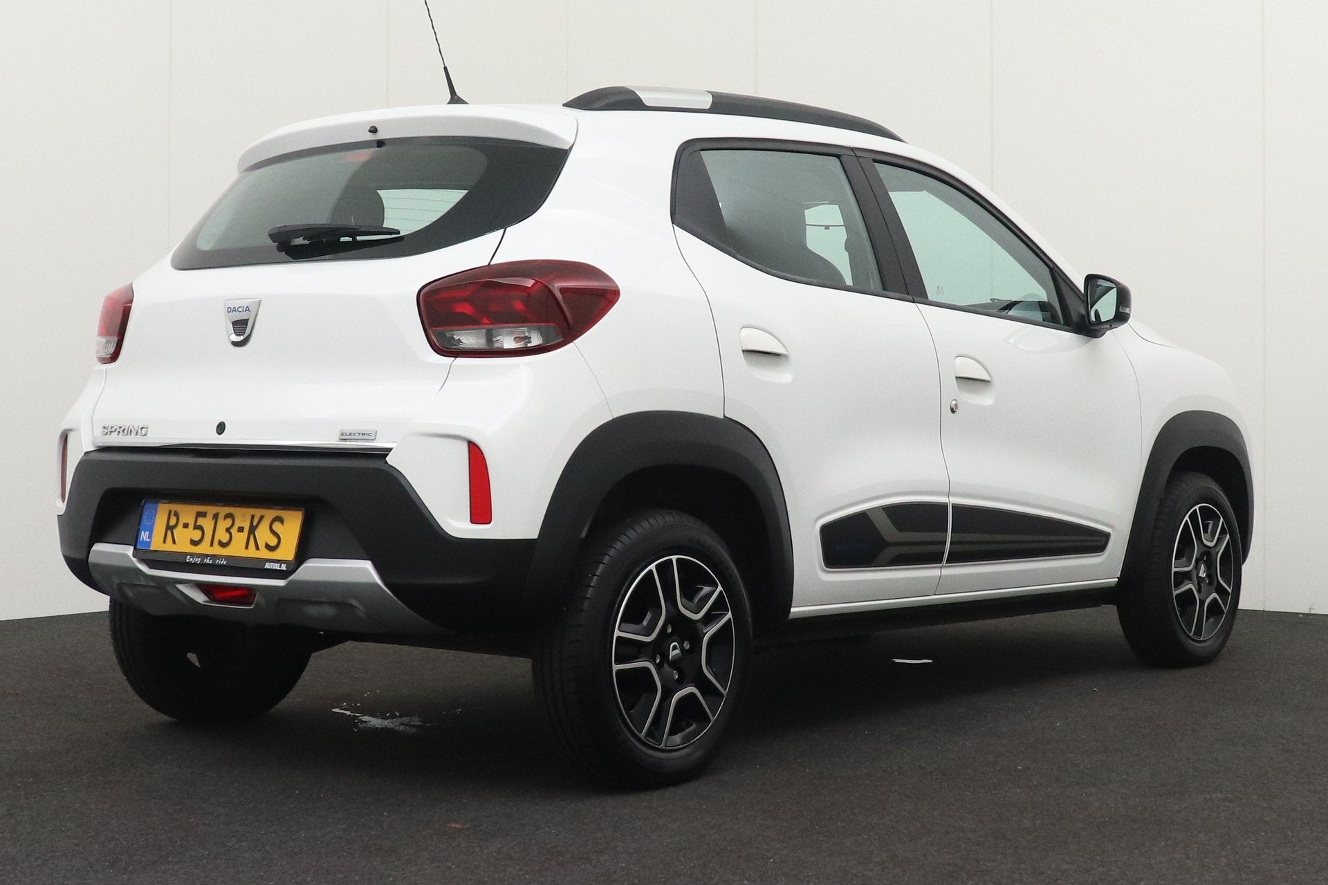 Dacia Spring Comfort 27 kWh (93%SOH) Half-Leder DAB LED 14'L, Gebruikt, 230 km, Wit, Te koop