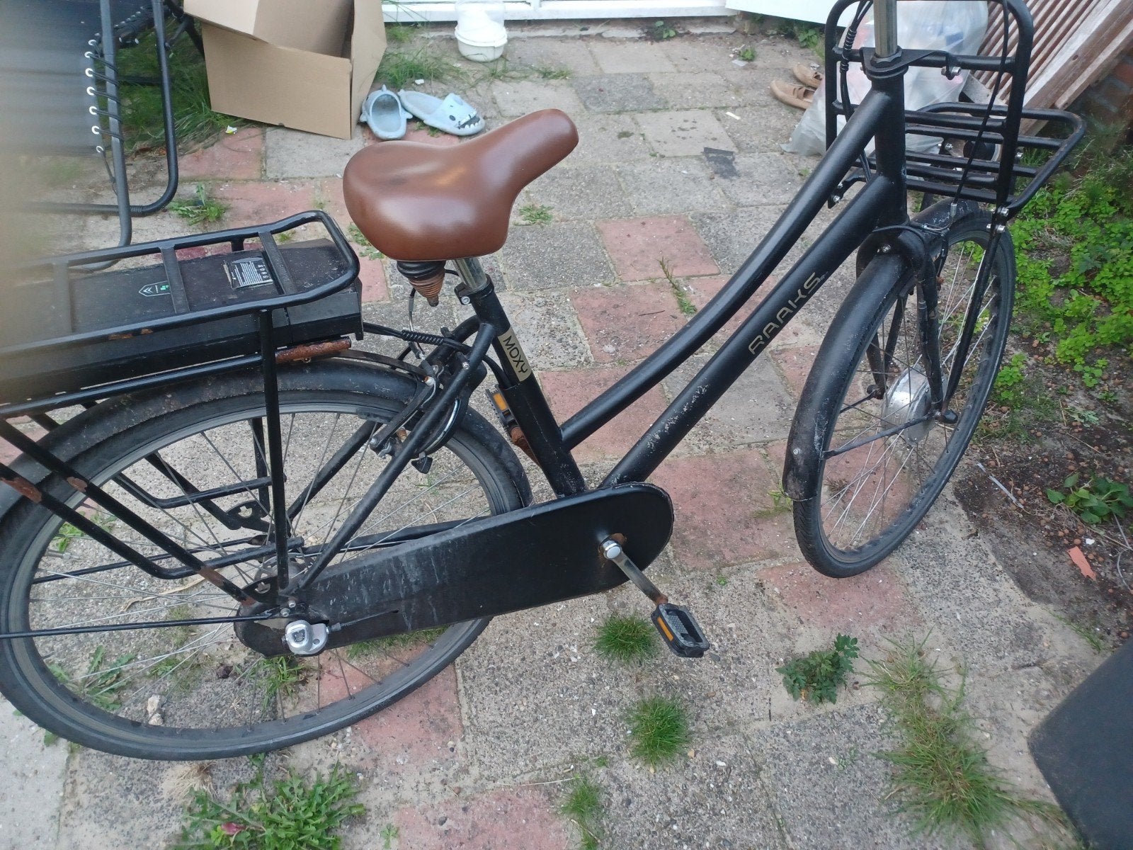 Elektrische fiets met roestplekken en defecte ondersteuning, Ophalen, Gebruikt, Minder dan 30 km per accu, Overige merken