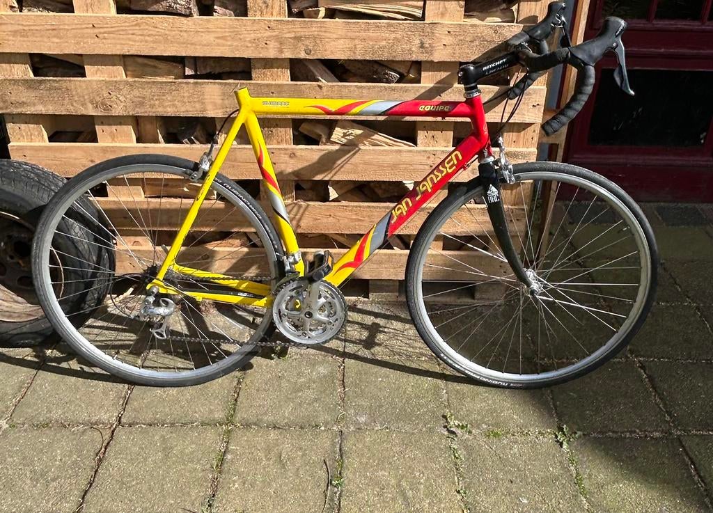 Jan Jansen racefiets, 28 inch, Gebruikt, 10 tot 15 versnellingen, Heren