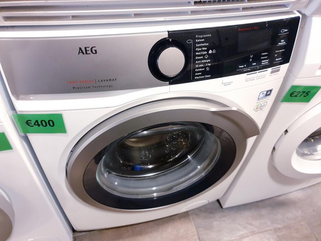 wasmachine AEG ️8kg️️️ ️️️️✅6000 Series A+++ INC GARANTIE, Witgoed en Apparatuur, Wasmachines, Ophalen, Minder dan 85 cm, Zo goed als nieuw