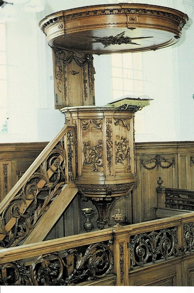 Mantgum, interieur Kerk, Ophalen of Verzenden, Ongelopen, Friesland