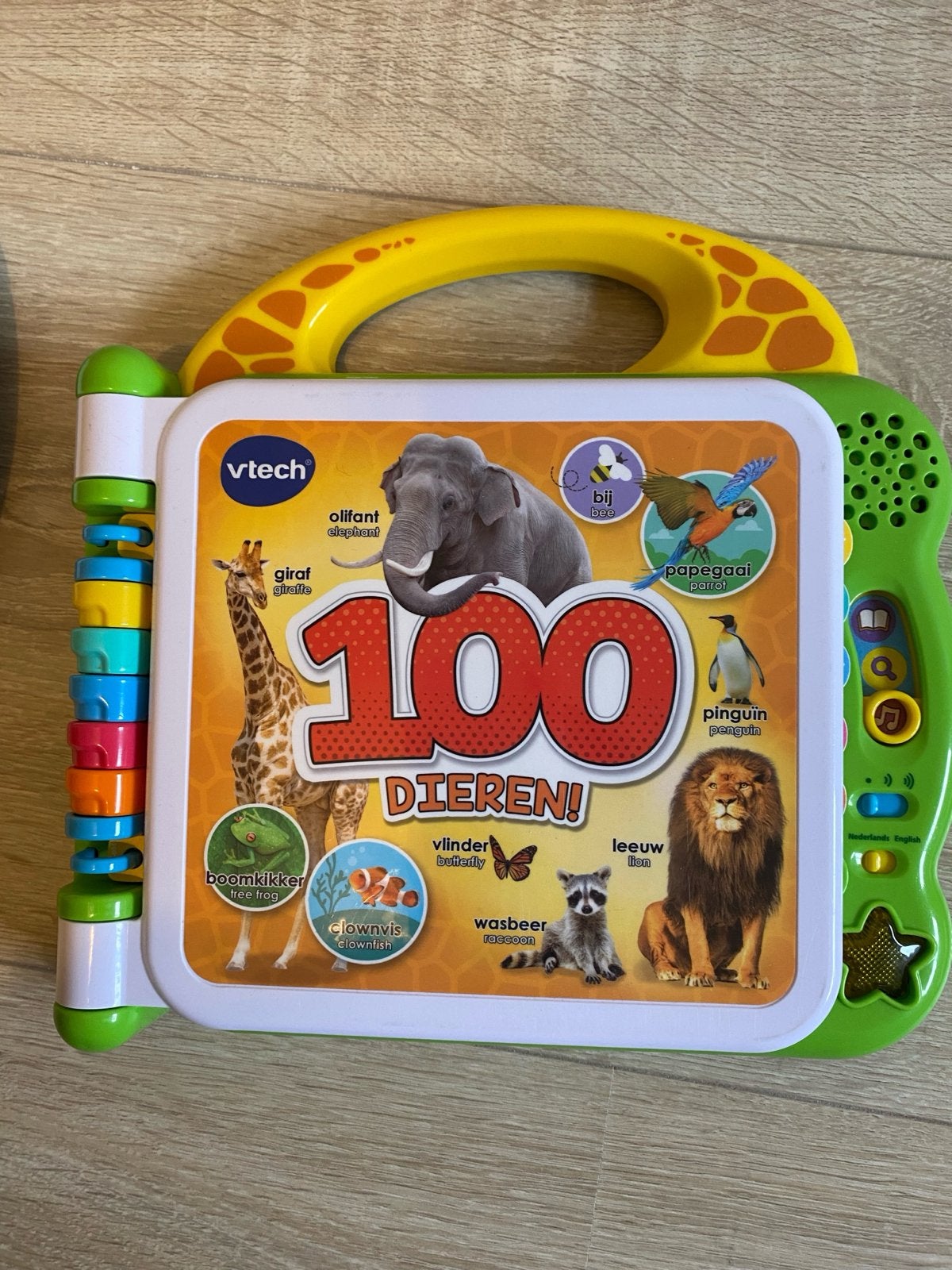 VTech 100 Dieren! Interactief Boek - Zo Goed als Nieuw, Ophalen of Verzenden, Zo goed als nieuw, Taal en Lezen, Met geluid