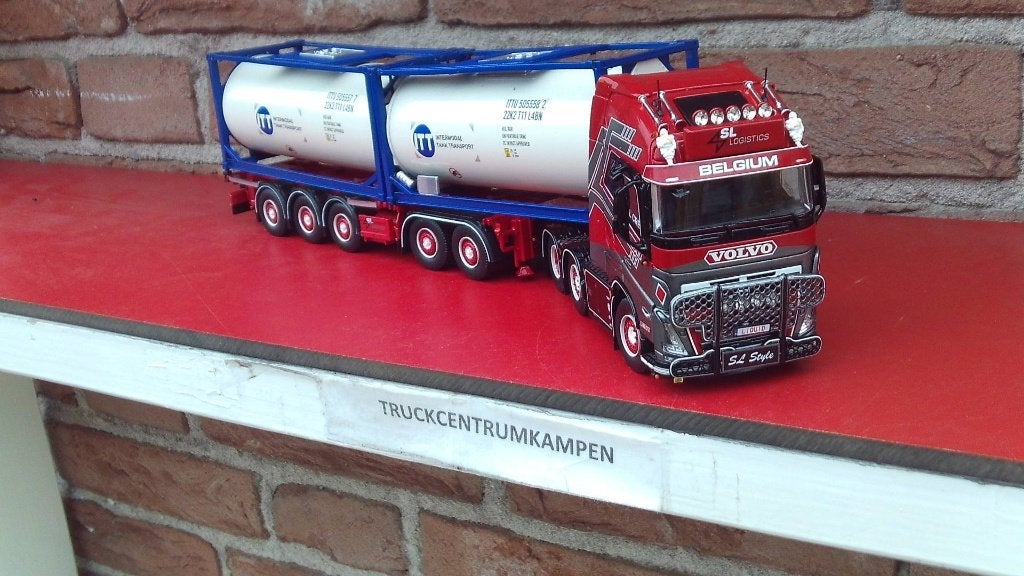 Tekno  Volvo  FH5  Globetrotter  XL  van  SL  Logistics., Hobby en Vrije tijd, Ophalen of Verzenden, Nieuw, Bus of Vrachtwagen