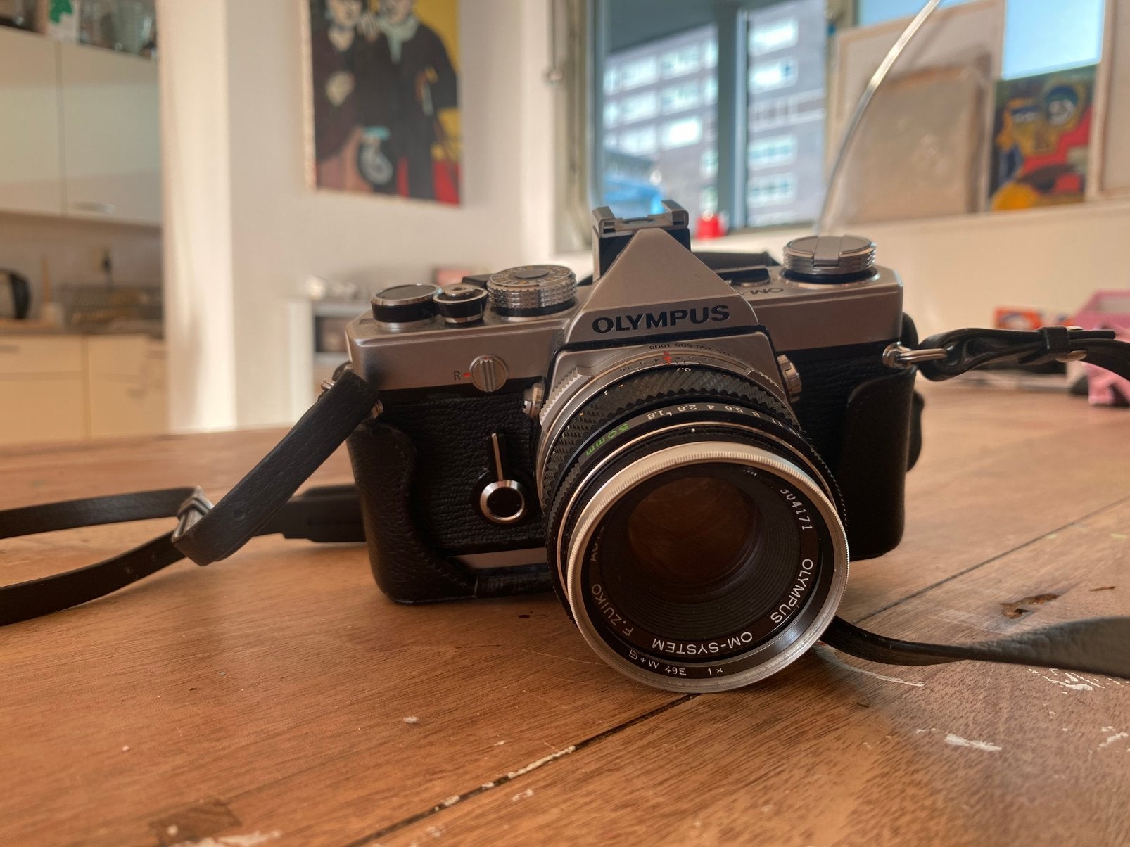 Analoog olympus om-1 fotocamera, Audio, Tv en Foto, Ophalen of Verzenden, Zo goed als nieuw, Spiegelreflex, Olympus