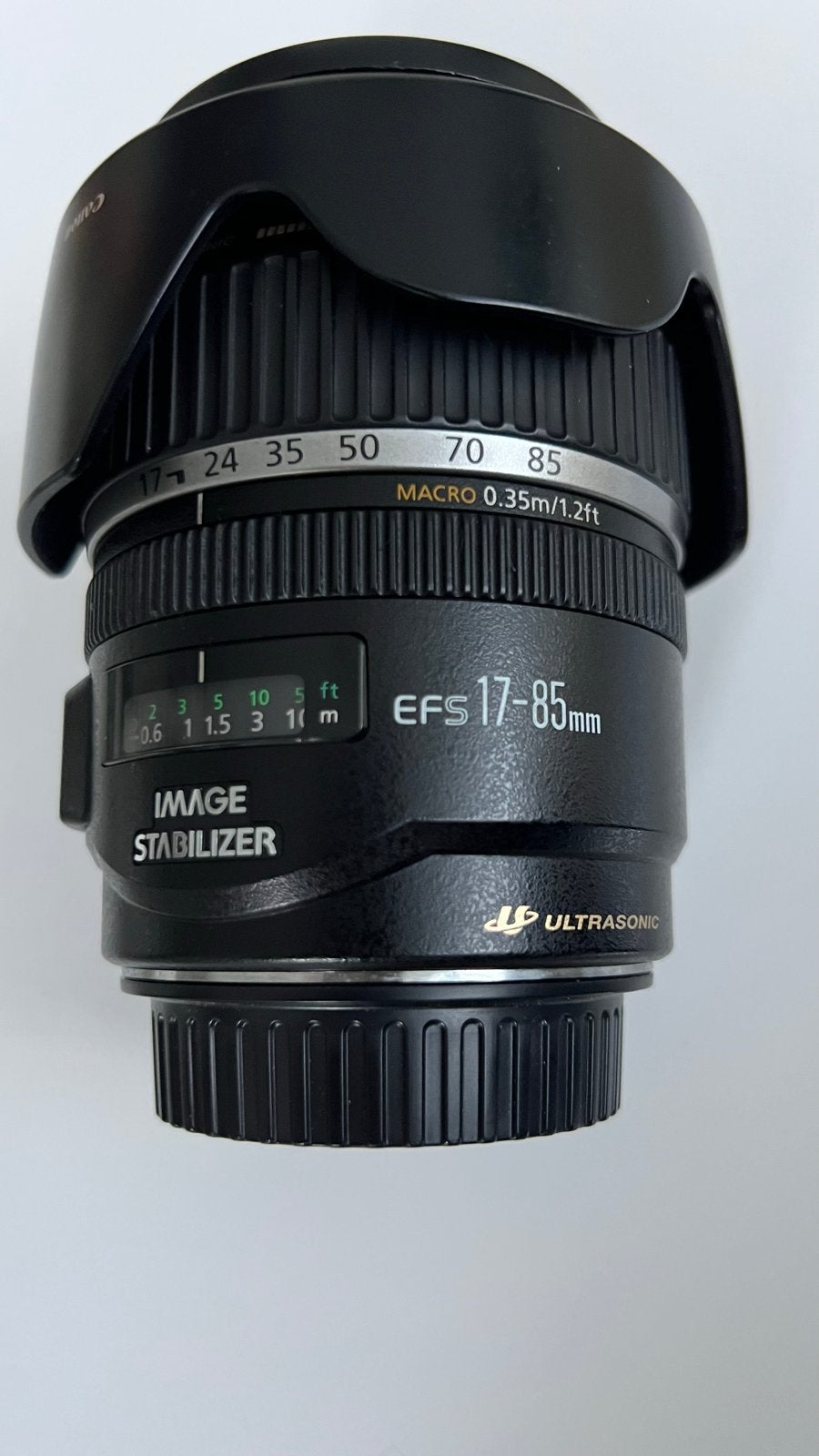 Canon EF-S 17-85mm f/4-5.6 IS USM objectief, Audio, Tv en Foto, Ophalen, Canon, Autofocus, Zo goed als nieuw