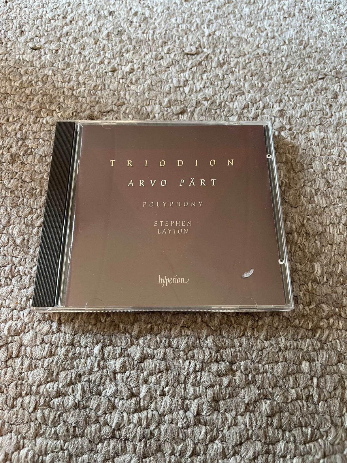 Trio Dion - Arvo Pärt, Ophalen of Verzenden, Zo goed als nieuw