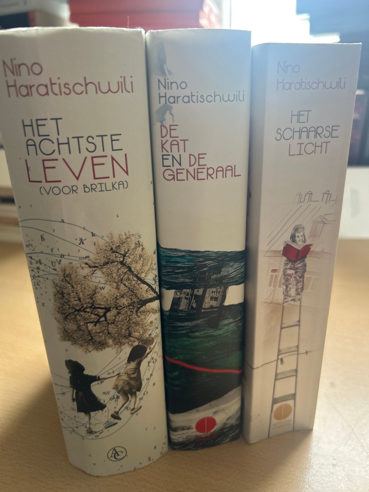 Nino Haratischwili Boeken Set: Het Achtste Leven, De Kat en, Ophalen of Verzenden, Gelezen, Europa overig
