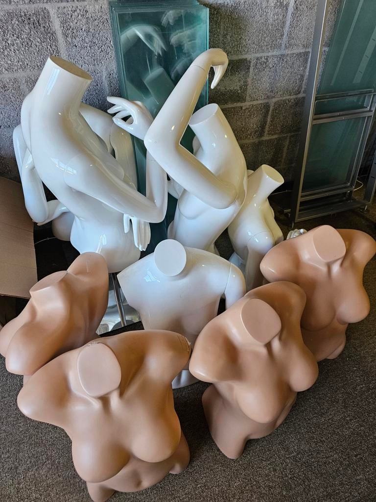 Bustes paspoppen etalage poppen, Ophalen of Verzenden, Carnaval