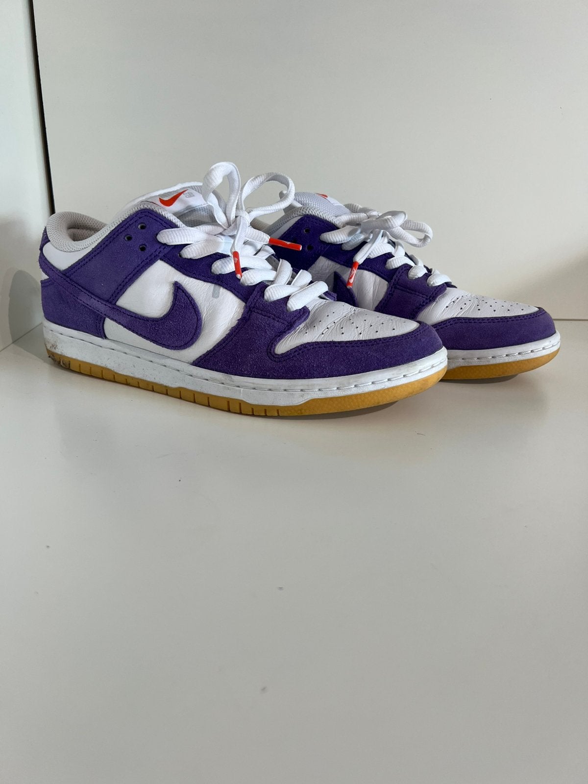 Nike SB Dunk low Orange Label Court Purple, Kleding | Heren, ., Wit, Ophalen of Verzenden, .