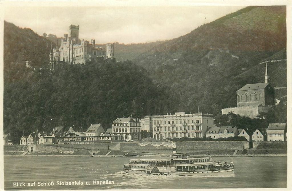 701-467-031 Kapellen Schloss Stolzenfels, Verzamelen, Verzenden, Voor 1920, Duitsland
