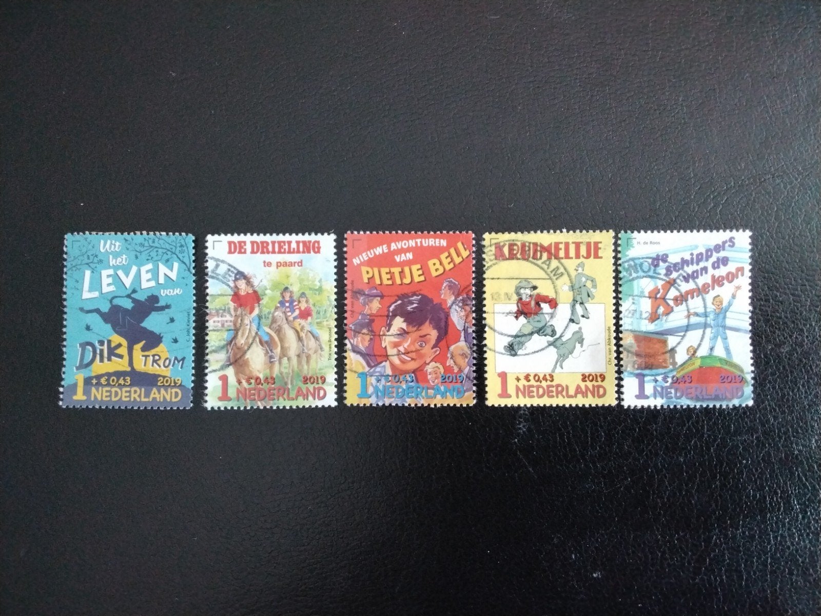 Nederland serie Kinderpostzegels 2019 gestempeld, Postzegels en Munten, Postzegels | Nederland, Verzenden, Na 1940, Gestempeld