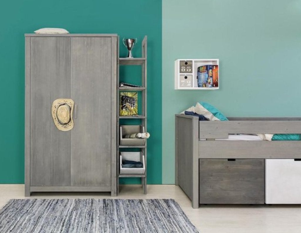 Complete Bopita Kinderkamer Set - Gravel Wash, Ophalen, 85 tot 100 cm, Gebruikt, Lattenbodem