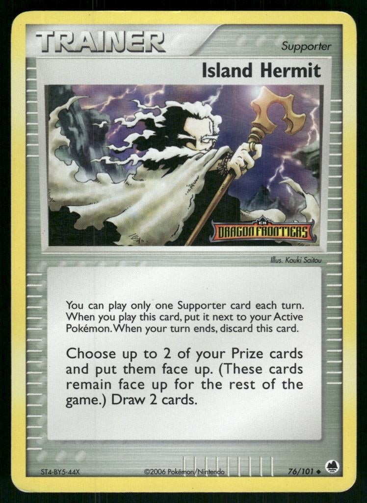 Island Hermit 76/101 - Dragon Frontiers (Reverse Holo) (EX), Verzenden, Gebruikt