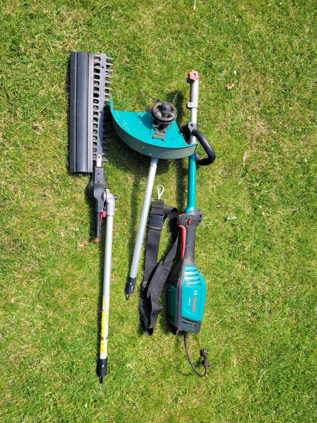 Bosch amw 10 heggenschaar en kantenmaaier, Tuin en Terras, Ophalen, Gebruikt, Elektrisch, Bosch