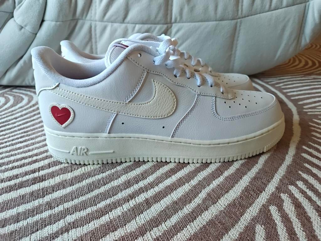 Nike Air Force 1 Valentine - Maat 45 - Deadstock, Wit, Nike, Nieuw, Ophalen of Verzenden