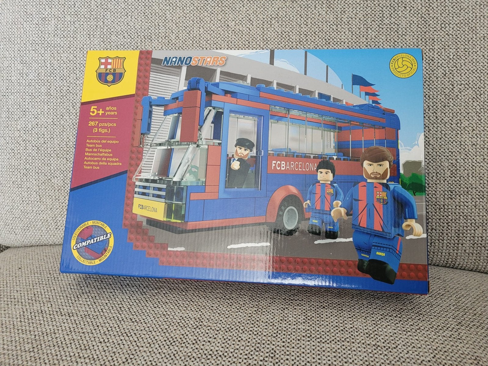 Te koop: Nanostars FC Barcelona Team Bus 7304, Ophalen of Verzenden, Nieuw, Overige merken