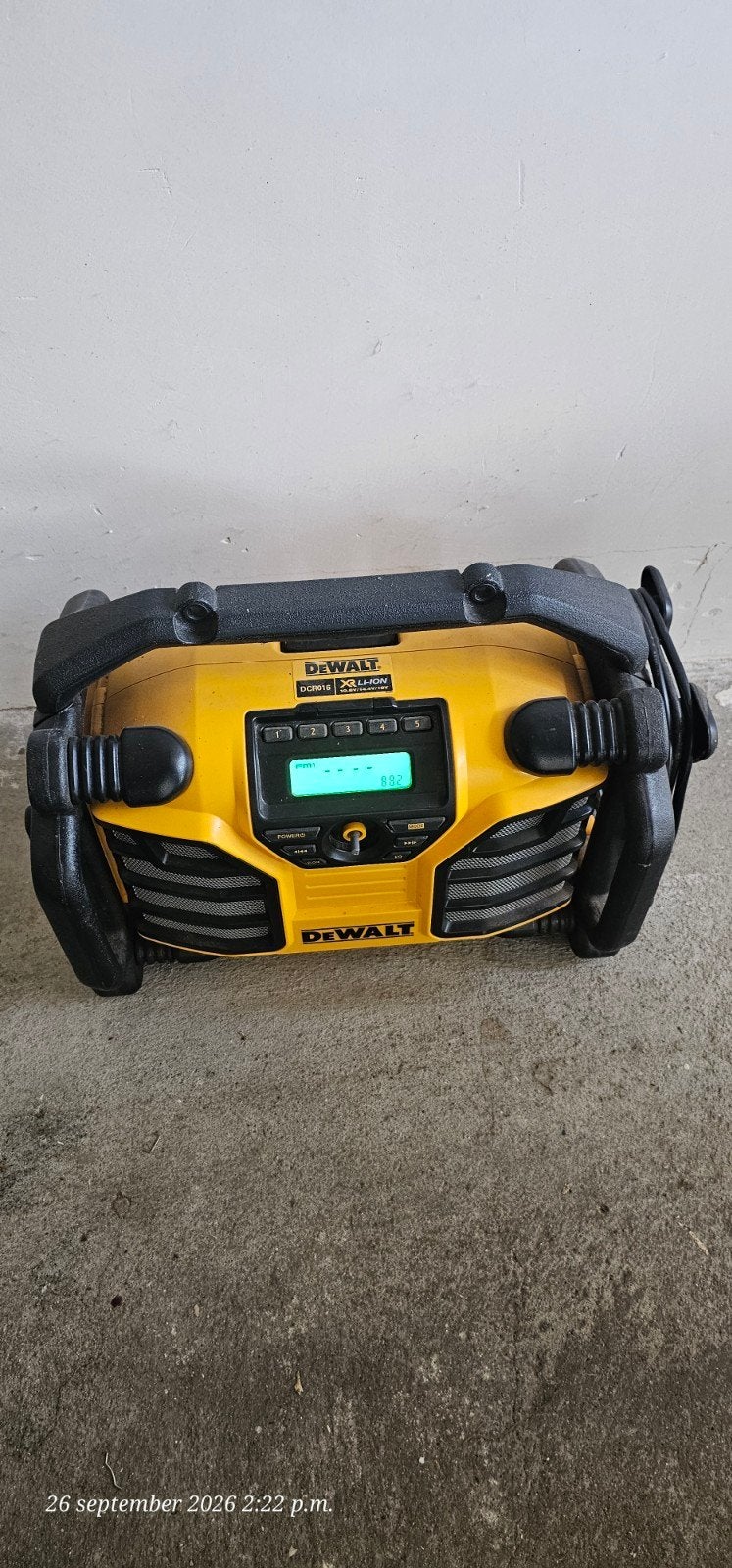 DeWalt DCR016 Bouwradio - Robuust en Betrouwbaar