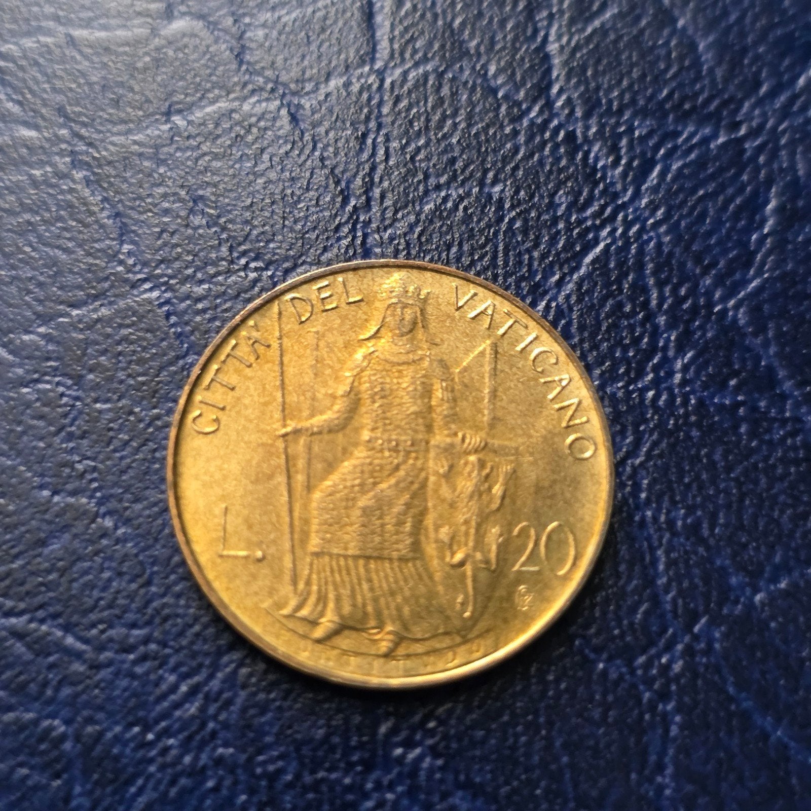 20 Lire Vaticaan 1980, Postzegels en Munten, Ophalen of Verzenden