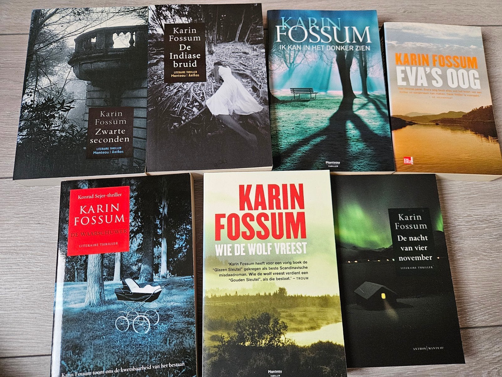 Karin Fossum Thriller Boeken Collectie - 7 Stuks, Ophalen of Verzenden, Gelezen, Karin Fossum, Scandinavië