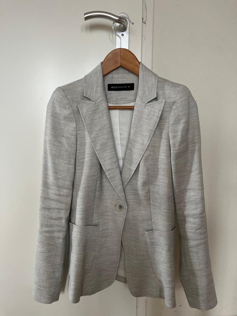 Expresso Kostuum/Pak - Jasje en Broek Maat 34 (XS), Kostuum of Pak, Ophalen of Verzenden, Zo goed als nieuw, Maat 34 (XS) of kleiner