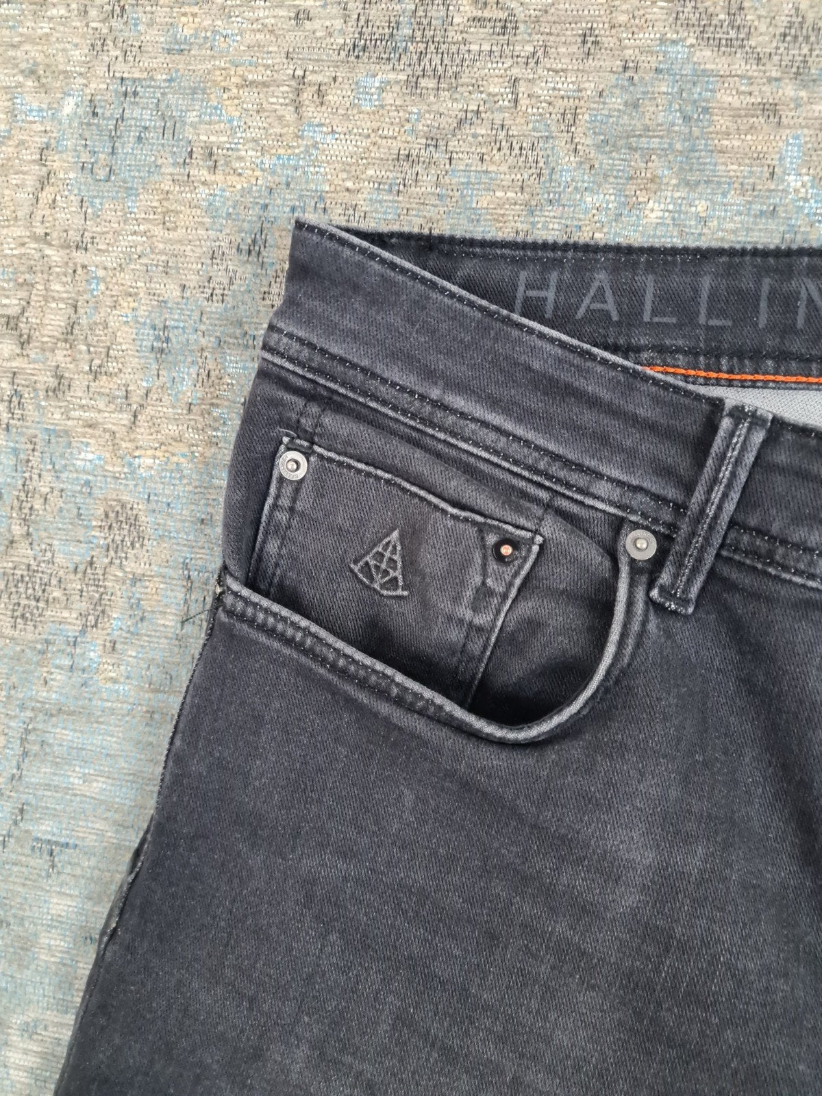 HALLINGER Harper Slim W31 L32 Slim STRETCH Bronno3132 Grijs, Hallinger, New Yorkstraat 74-75, 1175 RD Lijnden, W32 (confectie 46) of kleiner
