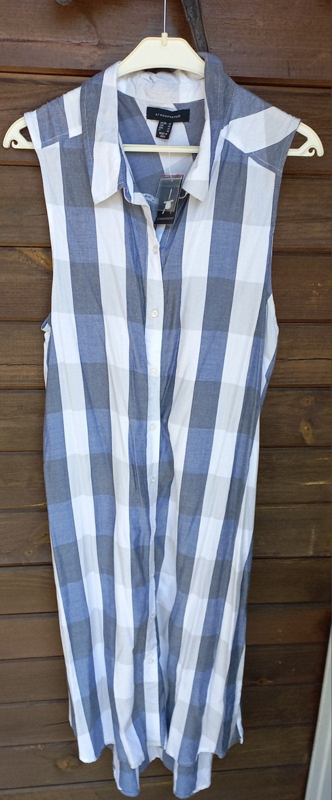 Atmosphere Primark gestreepte mouwloze blousejurk, Blauw, Maat 46/48 (XL) of groter, Nieuw, Ophalen of Verzenden