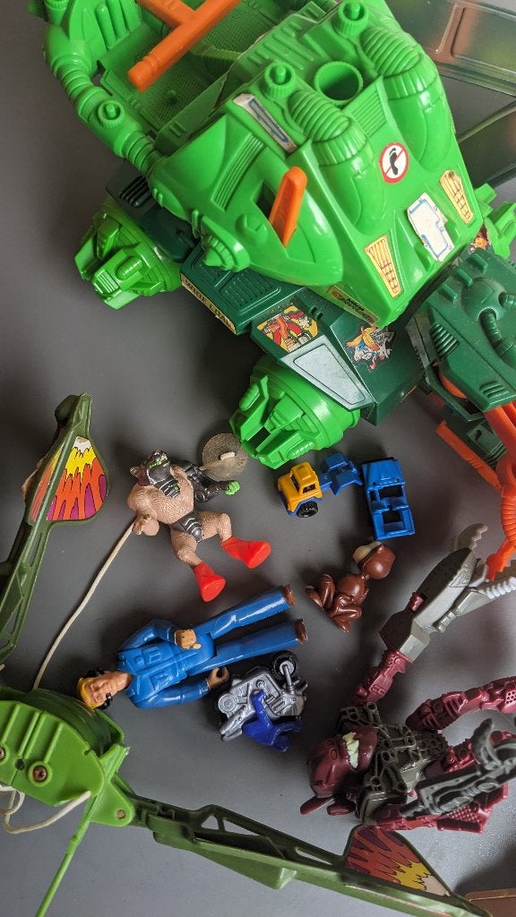 Vintage jaren 90 speelgoed lot: TMNT, Jurassic Park, MASK, Ophalen of Verzenden, Gebruikt