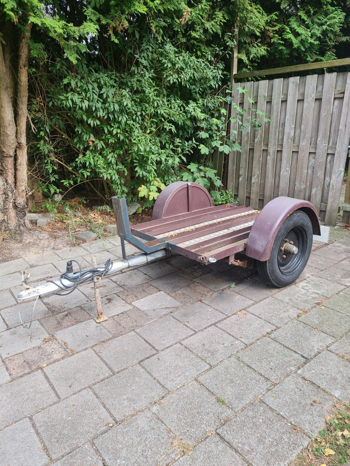 Crossmotortrailer lichte opknapper, Ophalen of Verzenden, Gebruikt