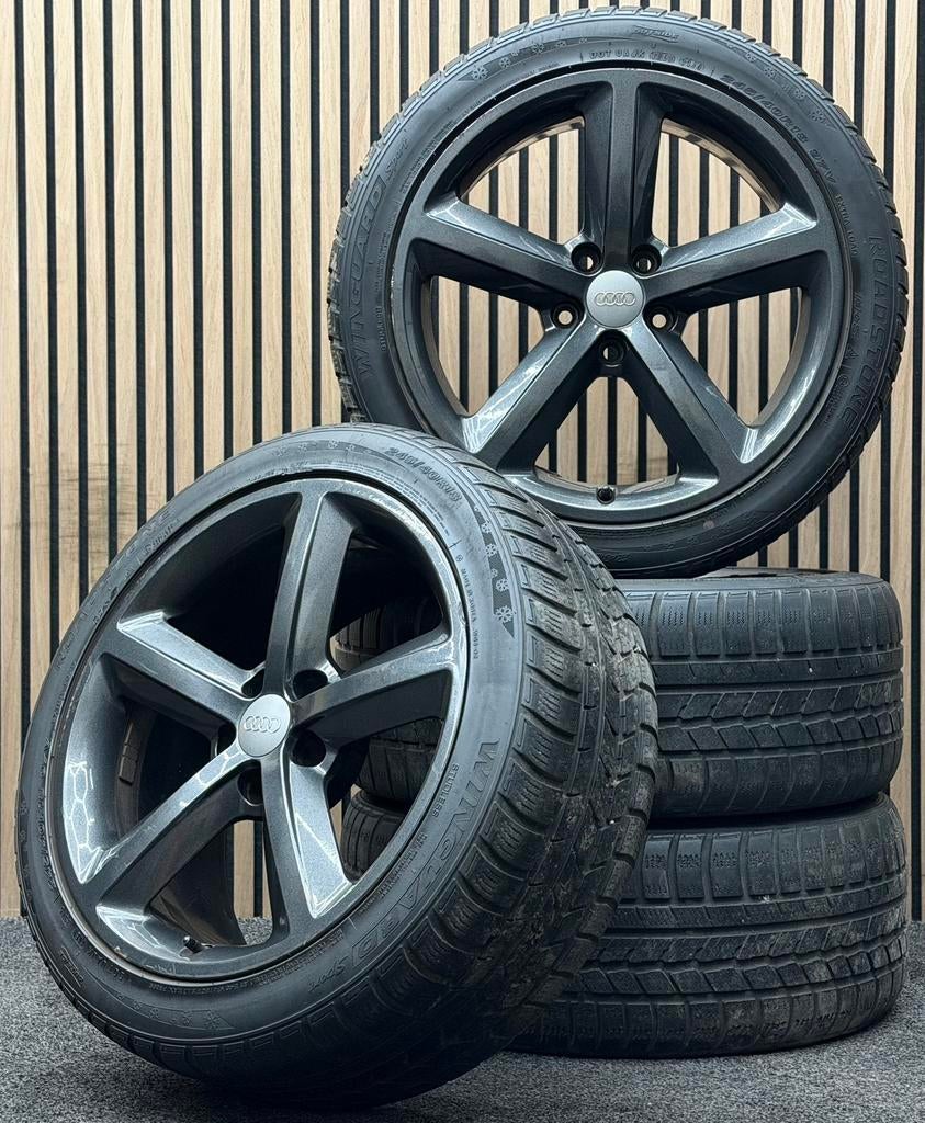 Originele 18 inch Audi A5 S5 8T 5x112 ET29 66.5 245/40/18, Auto-onderdelen, Banden en Velgen, Ophalen, 18 inch, 245 mm, .