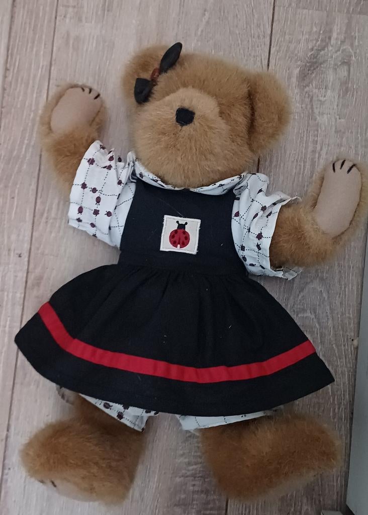 Boyds Bear Libby B Ladybug Knuffelbeer, Ophalen of Verzenden, Stoffen beer, Overige merken