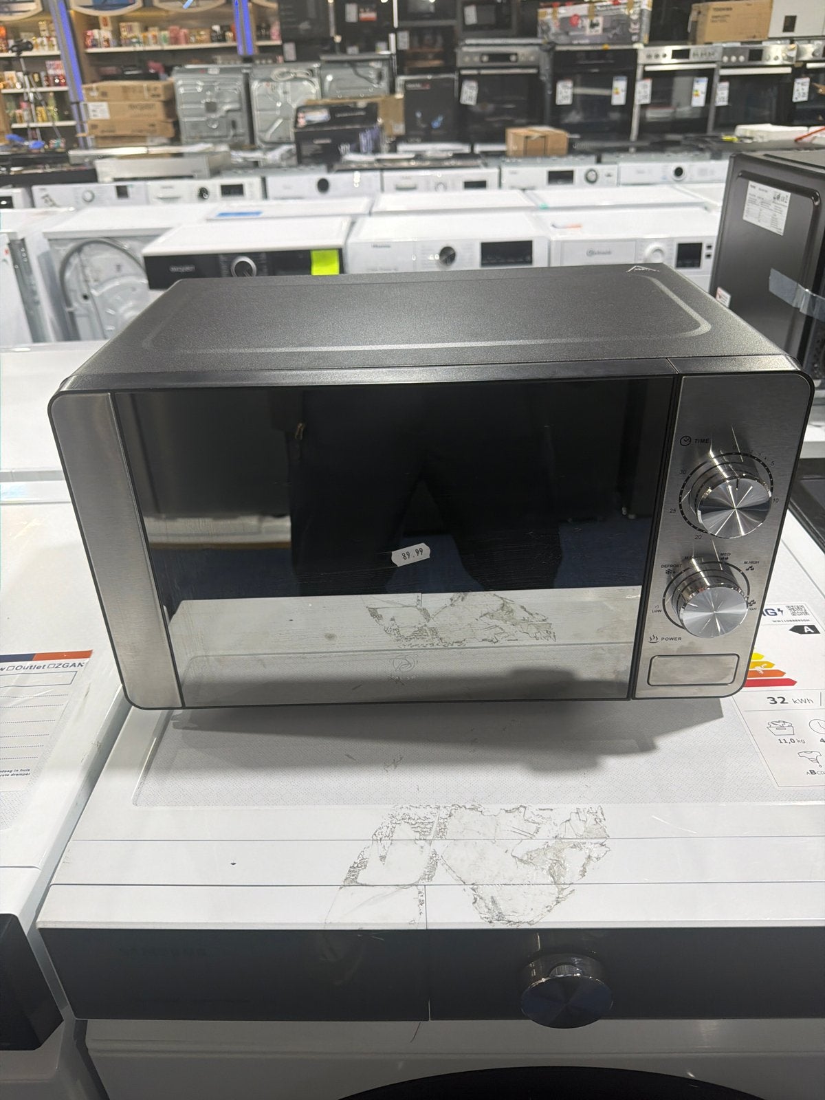Compacte Magnetron - Ideaal voor kleine keukens, Witgoed en Apparatuur, Magnetrons, Gebruikt, Minder dan 45 cm, Ophalen of Verzenden