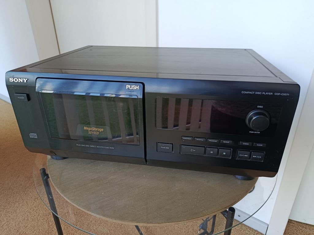 Sony cd-wisselaar CDP CX 571 voor 51 cd's, Ophalen of Verzenden, Sony, Wisselaar