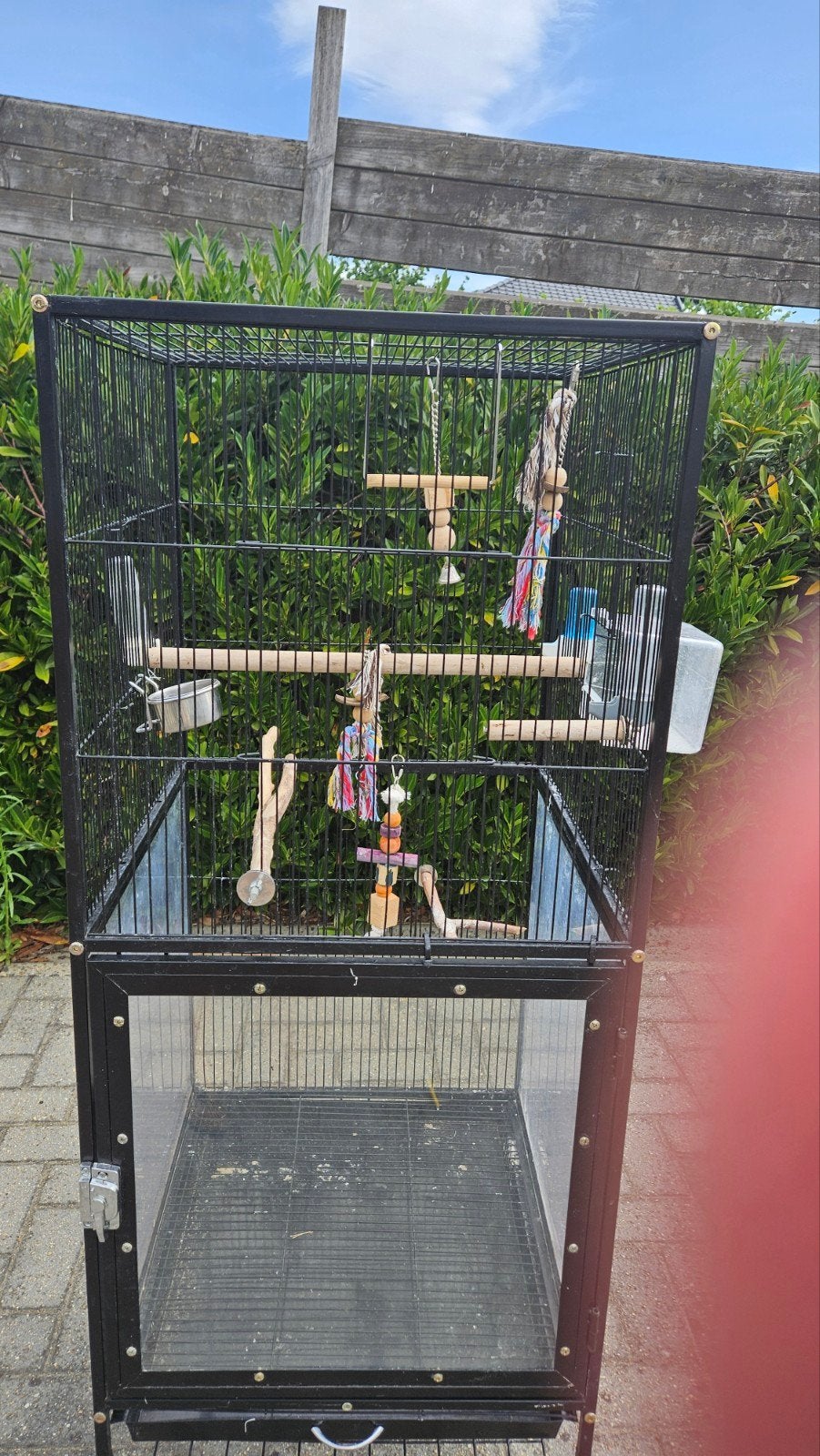 Vogelkooi, Ophalen, Metaal, Vogelkooi